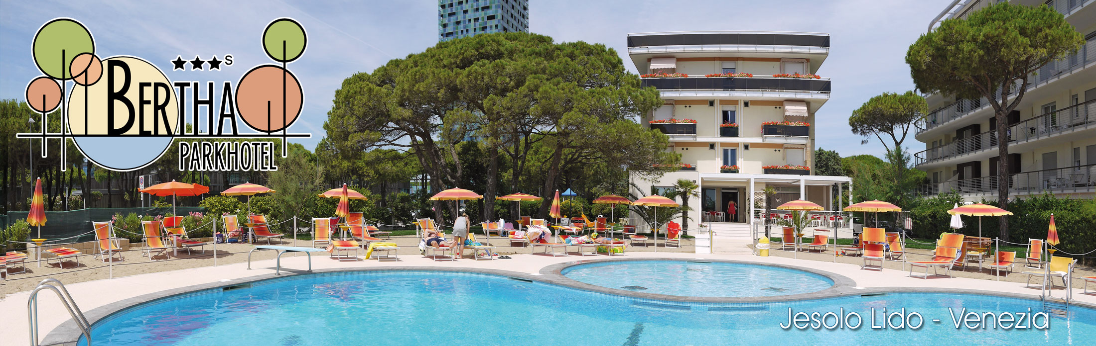 Hotel Bertha 3 stelle con Piscina a Jesolo